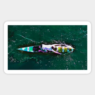 Prone paddleboarder Magnet